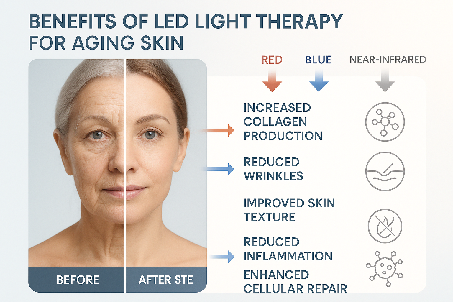 Benefits of LED Light Therapy for Aging Skin | Its Zara's LED Face Mask in Pakistan