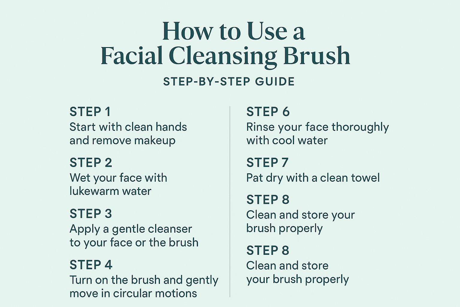 How to Use a Facial Cleansing Brush – Step-by-Step Guide with It’s Zara