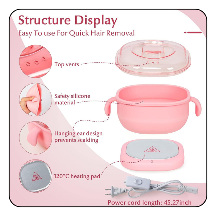 Pure Silicon wax heater