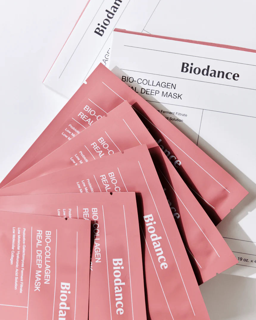 Biodence sheet mask for deep hydration and skin nourishment, promoting a smooth, refreshed, and glowing complexion.