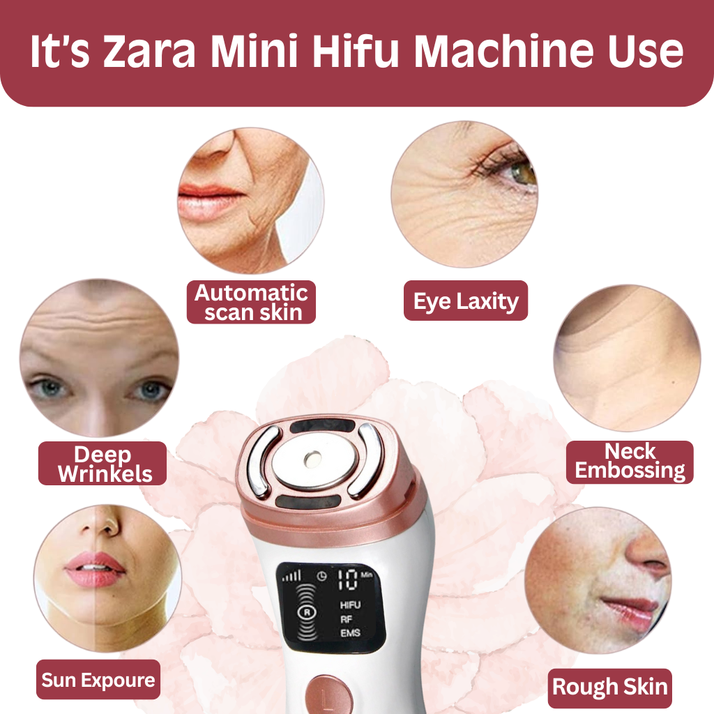 It’s Zara beauty machine being used, demonstrating operation and benefits for effective skincare or hair removal treatment.