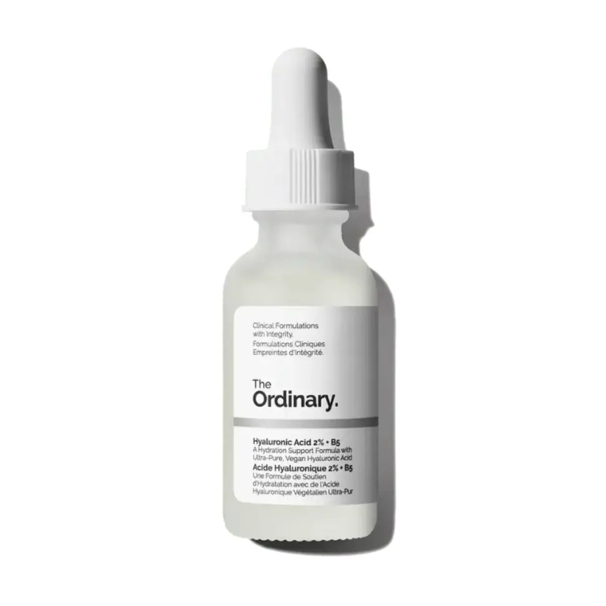 The Ordinary serum bottle: Hyaluronic Acid 2% + B5 for hydration, skin barrier support, and moisture retention