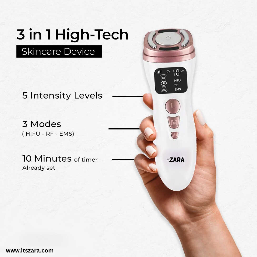 HIFU reduces signs of aging by tightening skin, boosting collagen, and improving firmness and smoothness.