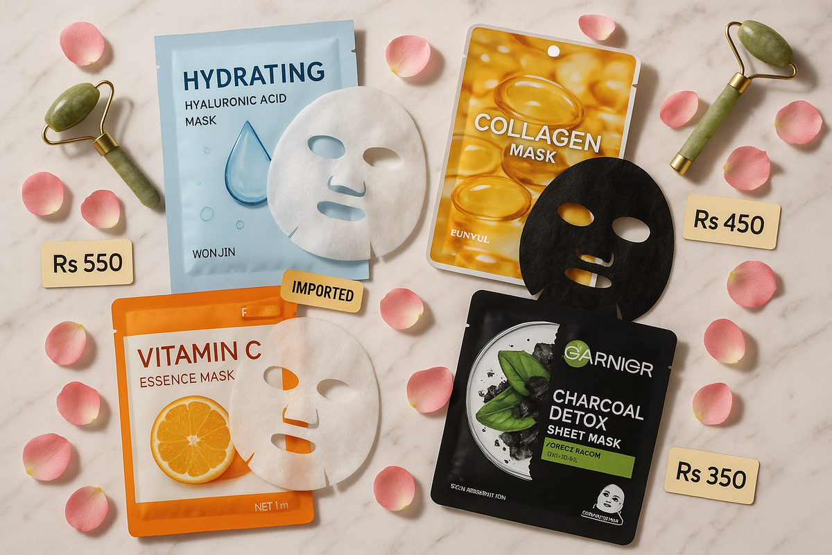 Top Sheet Face Masks in Pakistan for Glowing Skin | Its Zara – It’s Zara