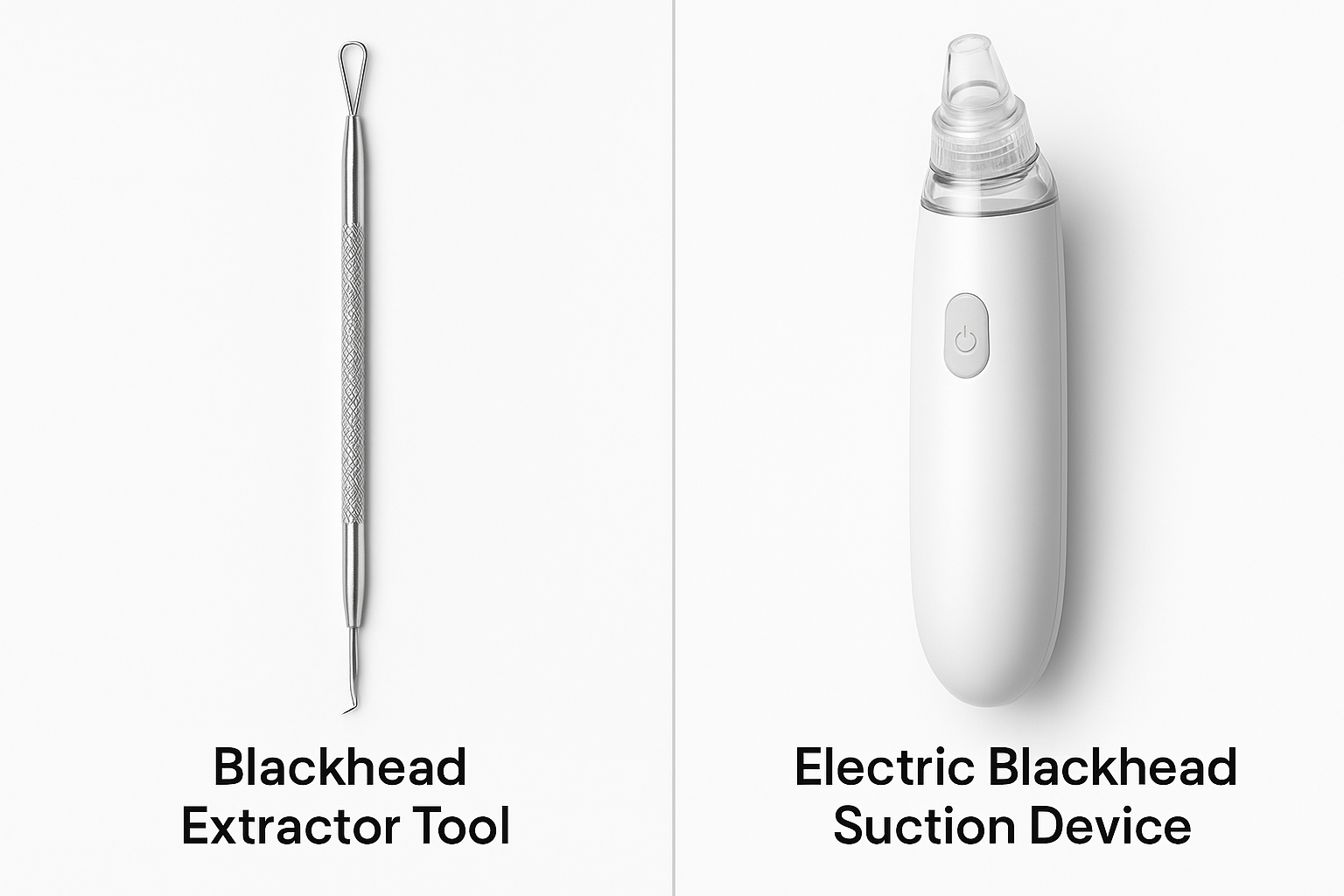 Blackhead extractor tools help remove blackheads, whiteheads, and clogged pores for cleaner, smoother skin.
