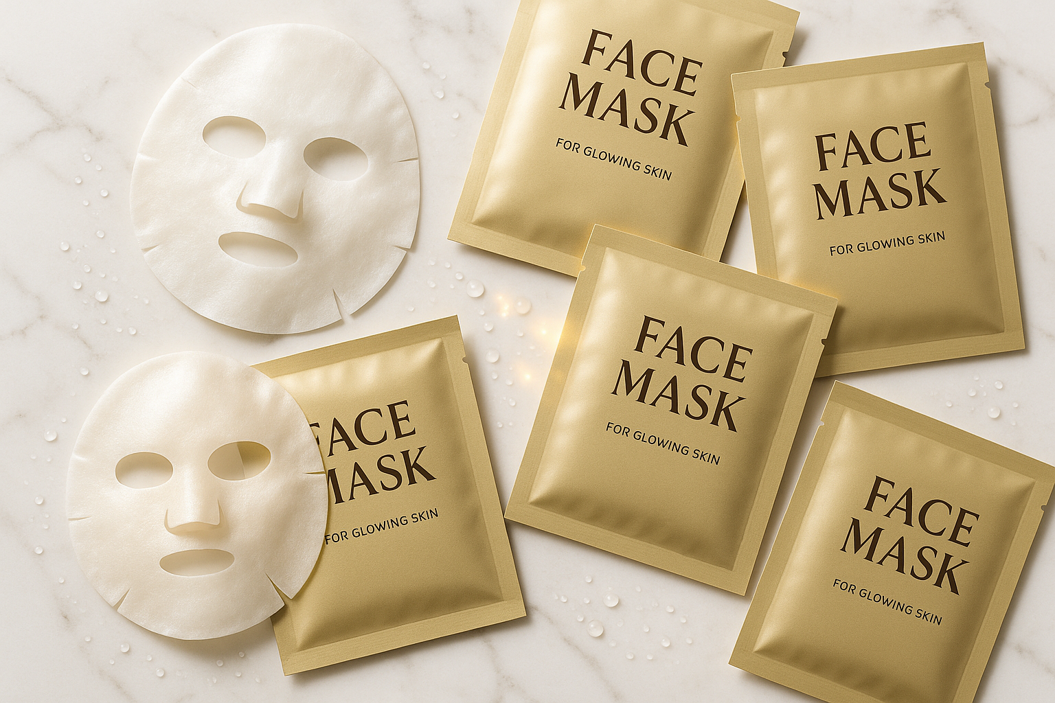 Face masks make skin glow by deeply hydrating, nourishing, and improving skin texture for a fresh look.