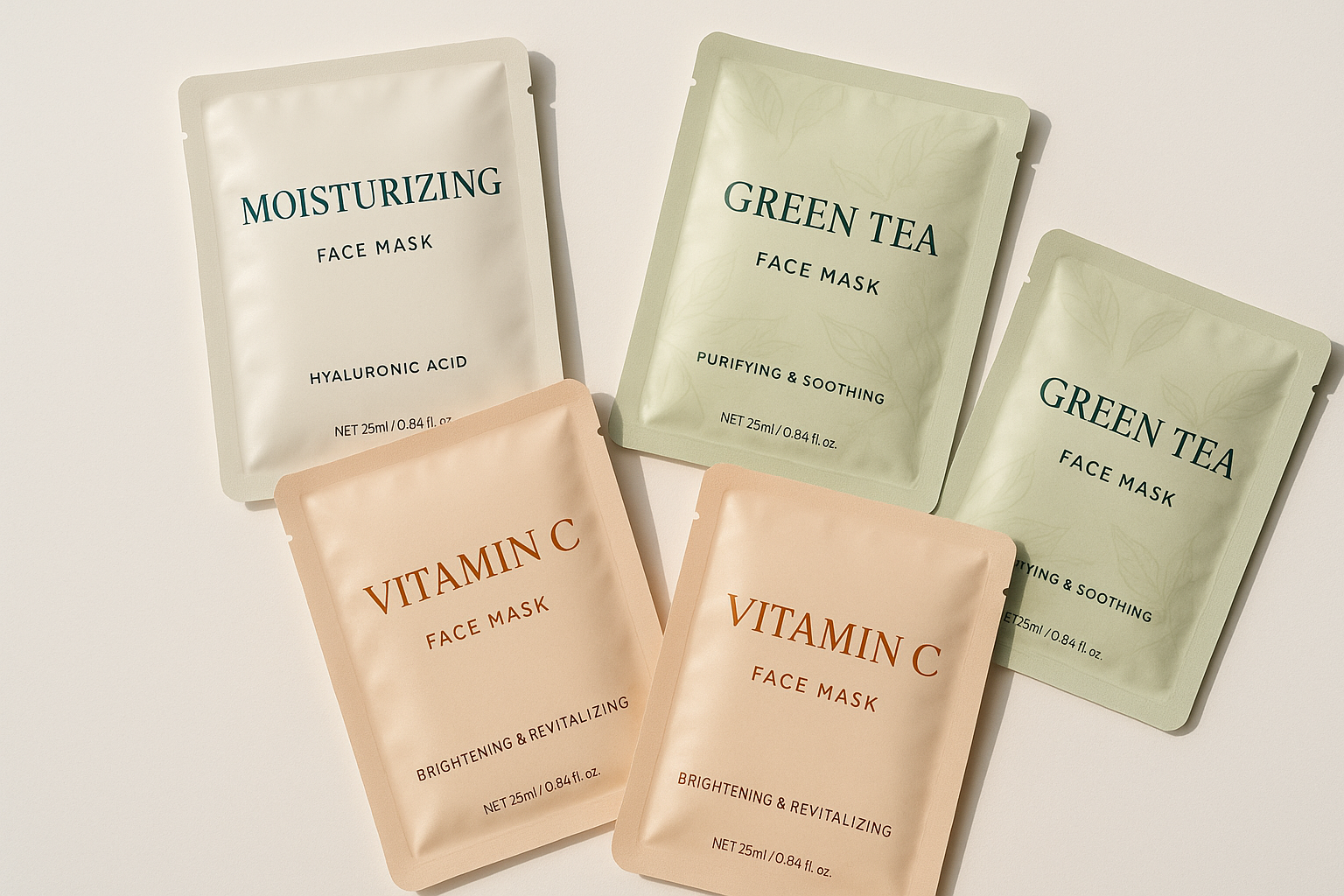 Face sheet masks hydrate skin, improve glow, reduce dryness, and leave the face soft, fresh, and smooth.
