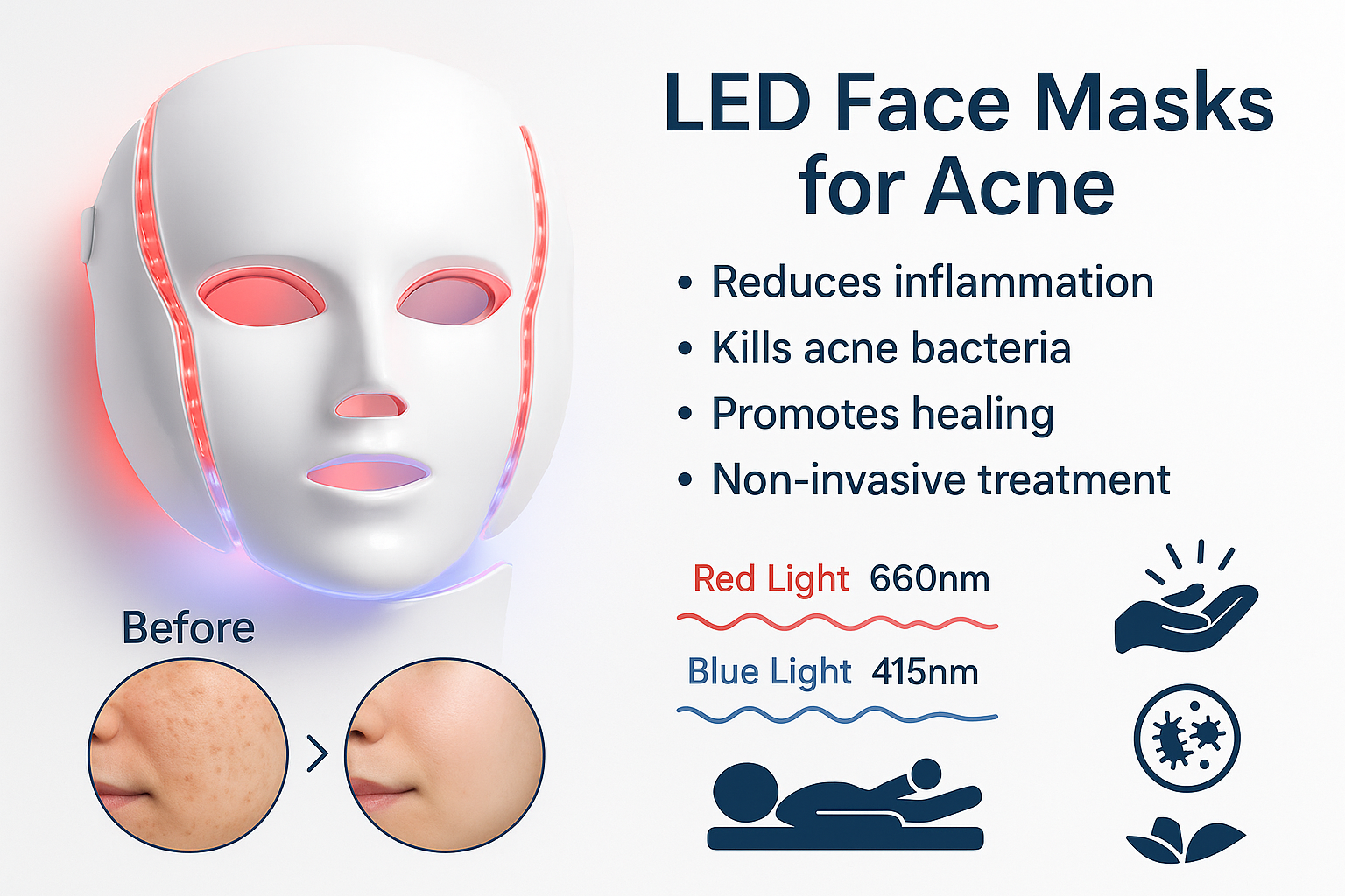 LED Face Masks for Acne: Benefits, Effectiveness & How It Works
