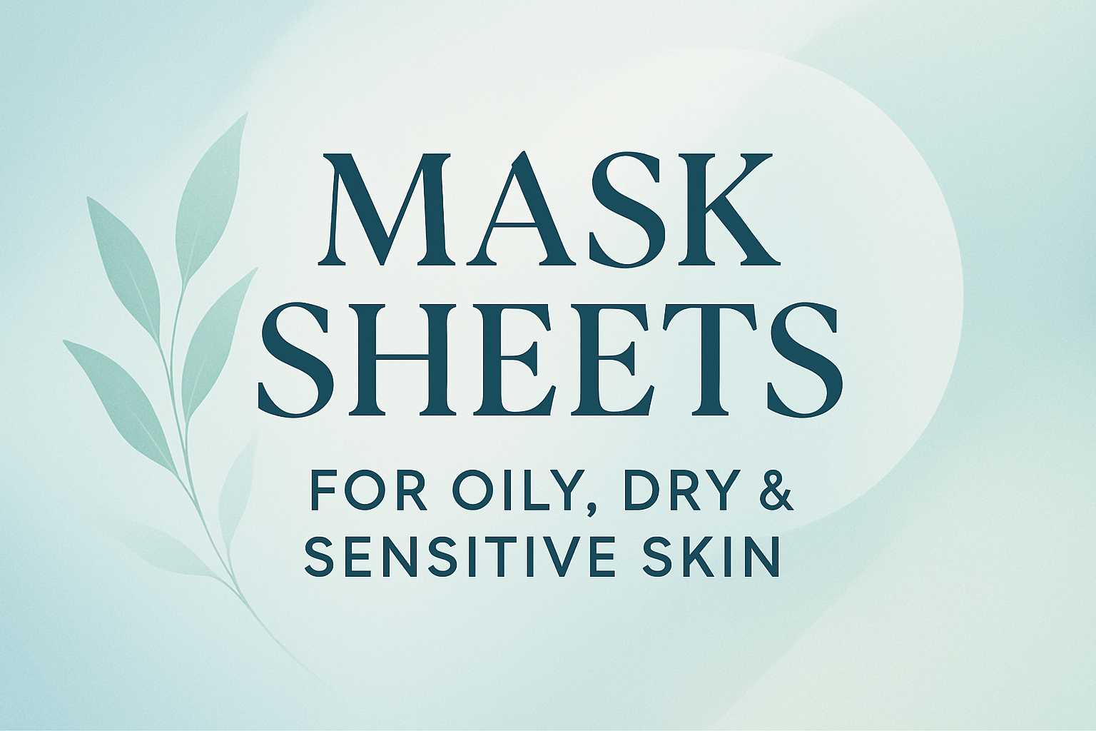 Mask Sheets for Oily, Dry & Sensitive Skin – Pakistani Skin Types Guide