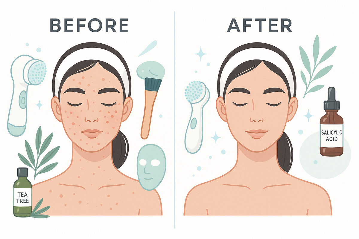 Pimple and blackhead remover helps clear clogged pores, reduce acne, and leave skin smoother and cleaner.