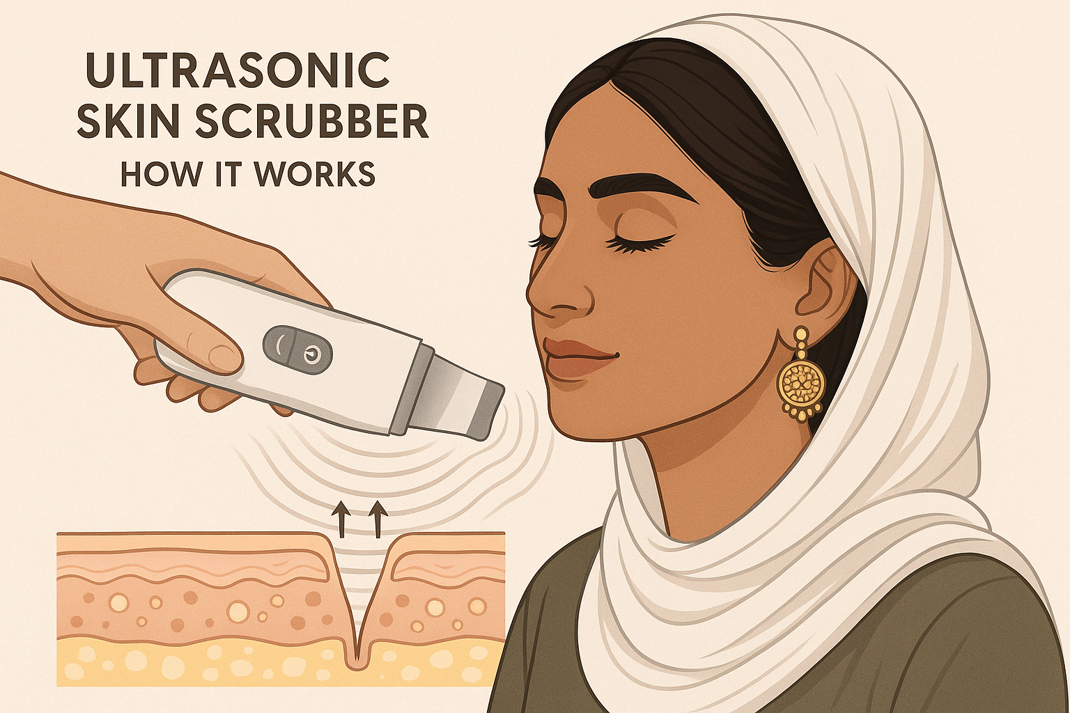 Ultrasonic Skin Scrubber Pakistan – How It Works | It’s Zara