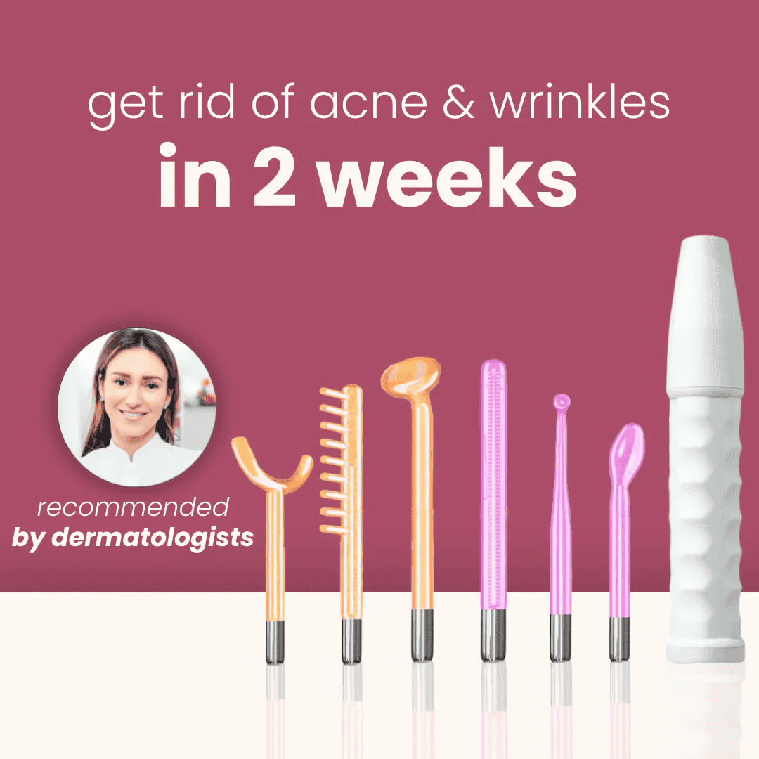 6 IN 1 Portable  High Frequency Facial Skin Wand
