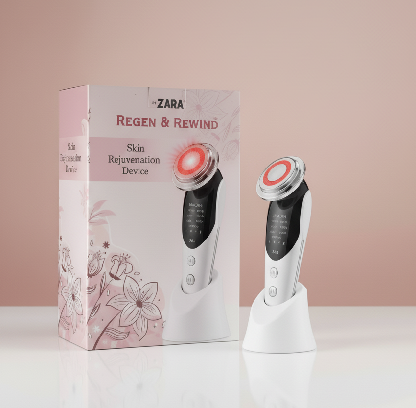 7-in-1 Regen & Rewind Microcurrent Face Lift – Anti-Aging & Wrinkle Remover