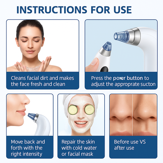 It’s Zara Balck Head Remover | water tank technology | Rechargeable Micro Bubble Face Vacuum Pore Cleanser Blackhead Remover With Water