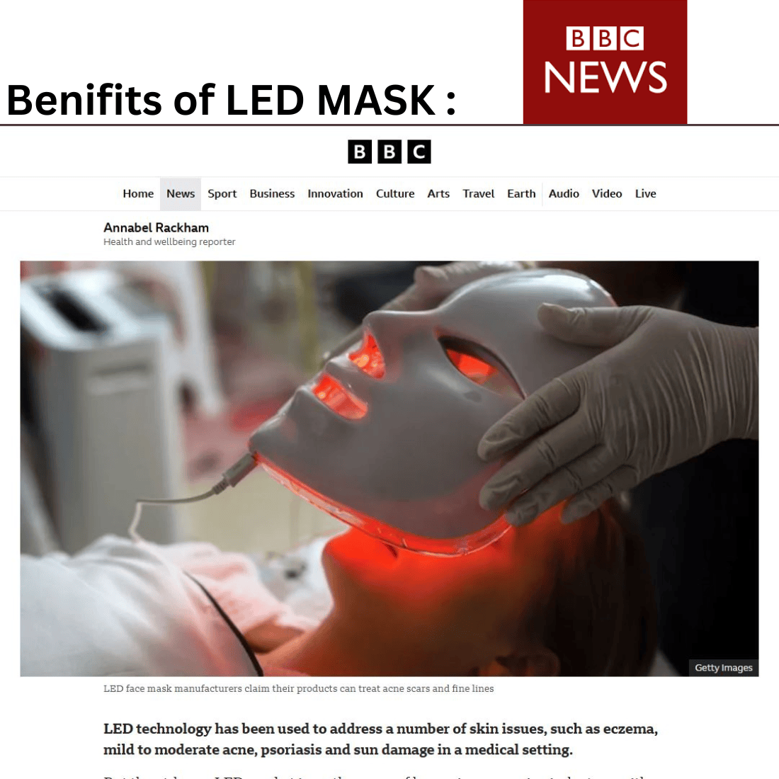 Radiant Glow 7 LED Light Therapies mask