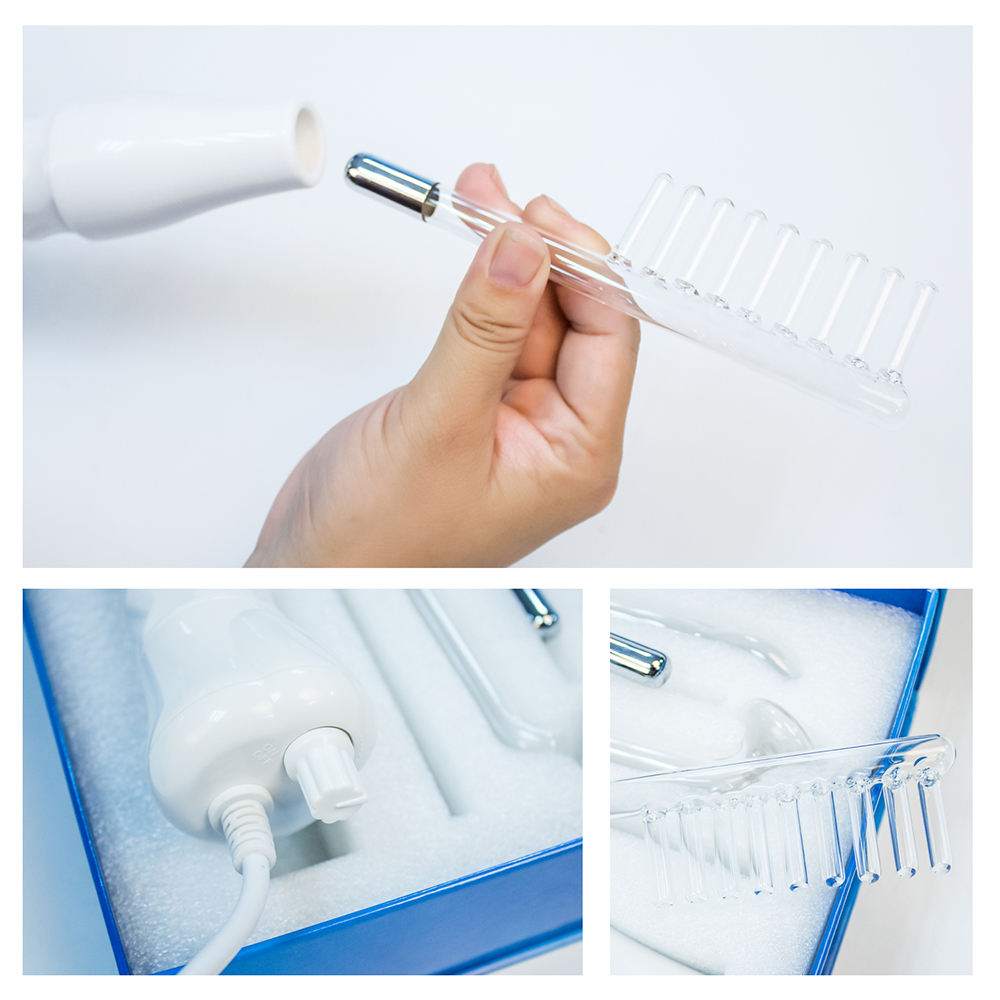 4 in 1 High Frequency Facial Wand Machine – Home and Salon Use Skin Care Tool for Acne, Wrinkles and Pigmentation