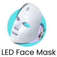 LED face mask for skin rejuvenation, reducing acne, boosting coagen, and enhancing overall glow with light therapy.