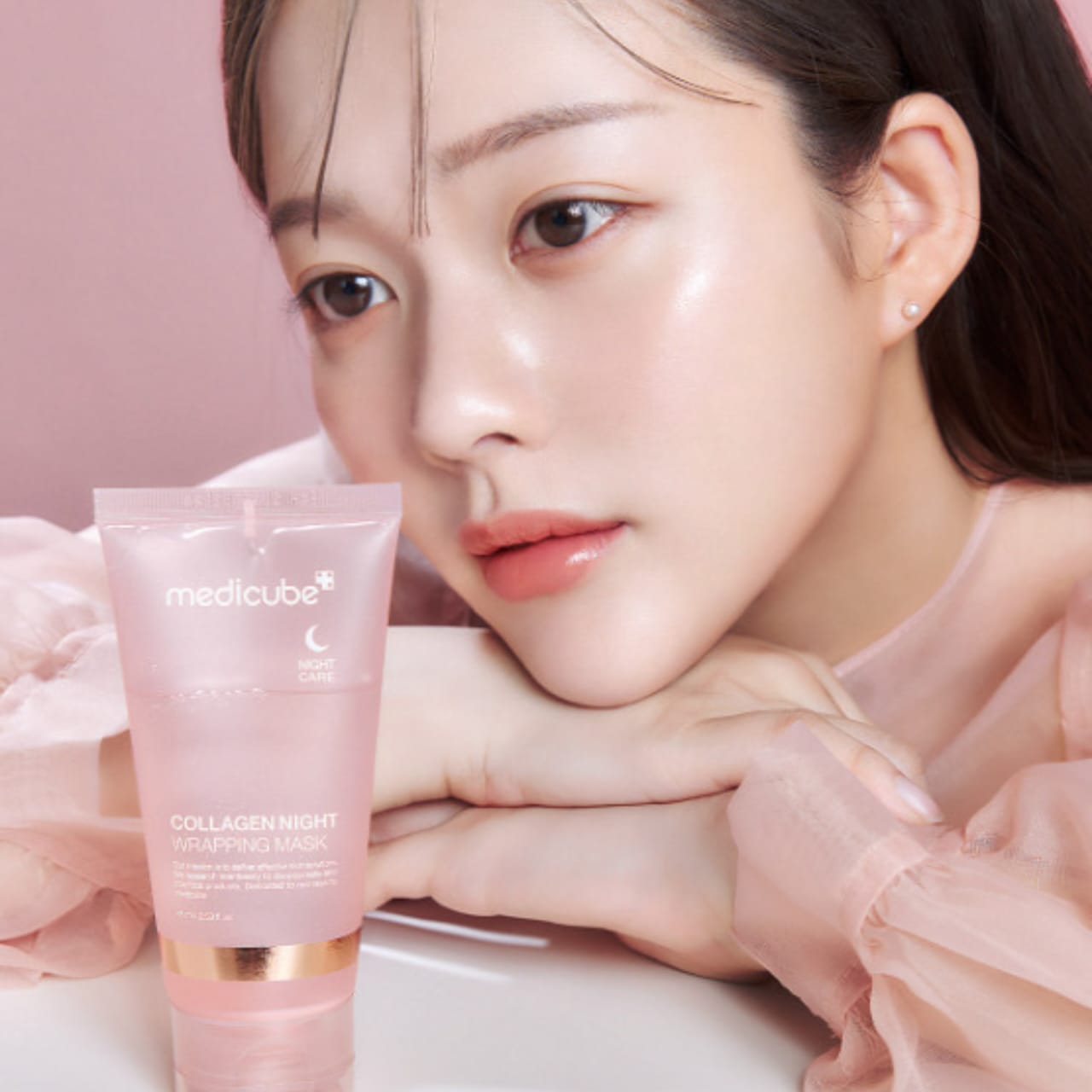 Medicube skincare product promising Korean‑style results with deep hydration, improved texture, and radiant skin glow.