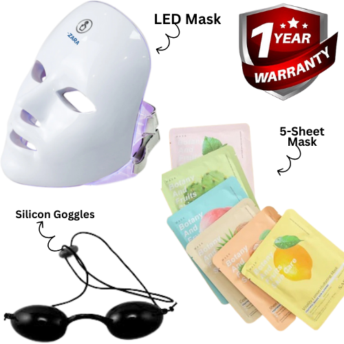 Rechargeable LED Face Mask Therapy  Pakistan | One Solution For All Face Skin Problems At Home