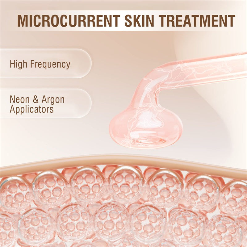 6 IN 1 Portable  High Frequency Facial Skin Wand