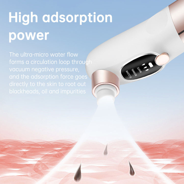 Blackhead removal device with high adsorption: suction removes blackheads, oil, and impurities for deep pore cleansing
