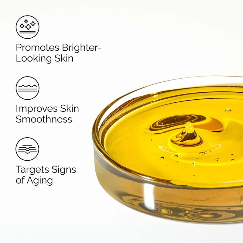 Promotes brighter-looking skin, improves skin smoothness, and targets signs of aging for healthy, radiant skin