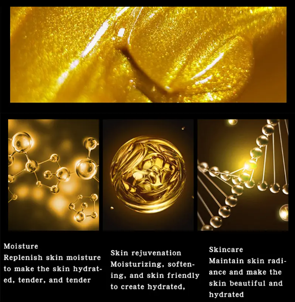 Its Zara's 24k Gold Foil Hyaluronic Mask Pakistan | 24k Gold Whitening Freckle Invisible Collagen Crystal Skin