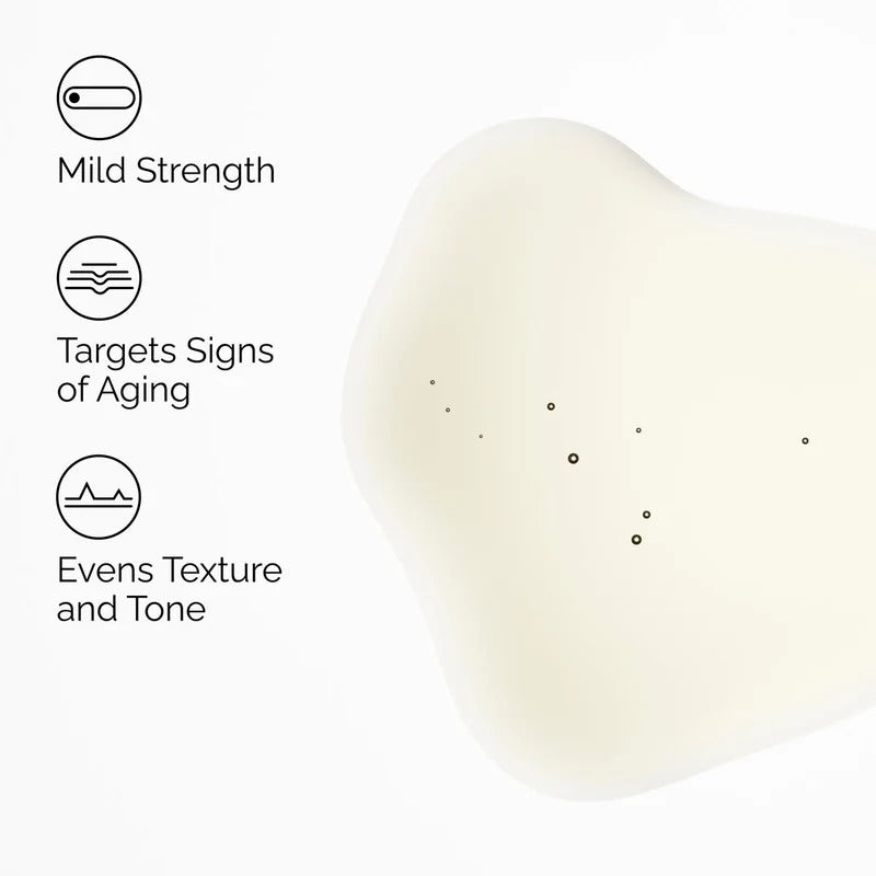 Serum key benefits: hydrates skin, improves elasticity, reduces fine lines, brightens complexion, and promotes healthy glow