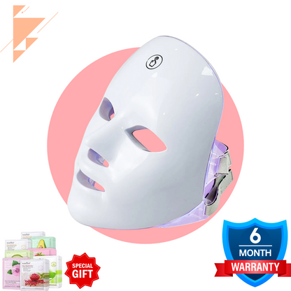 7 Lasers  LED therapy Mask | Rechargeable LED face mask